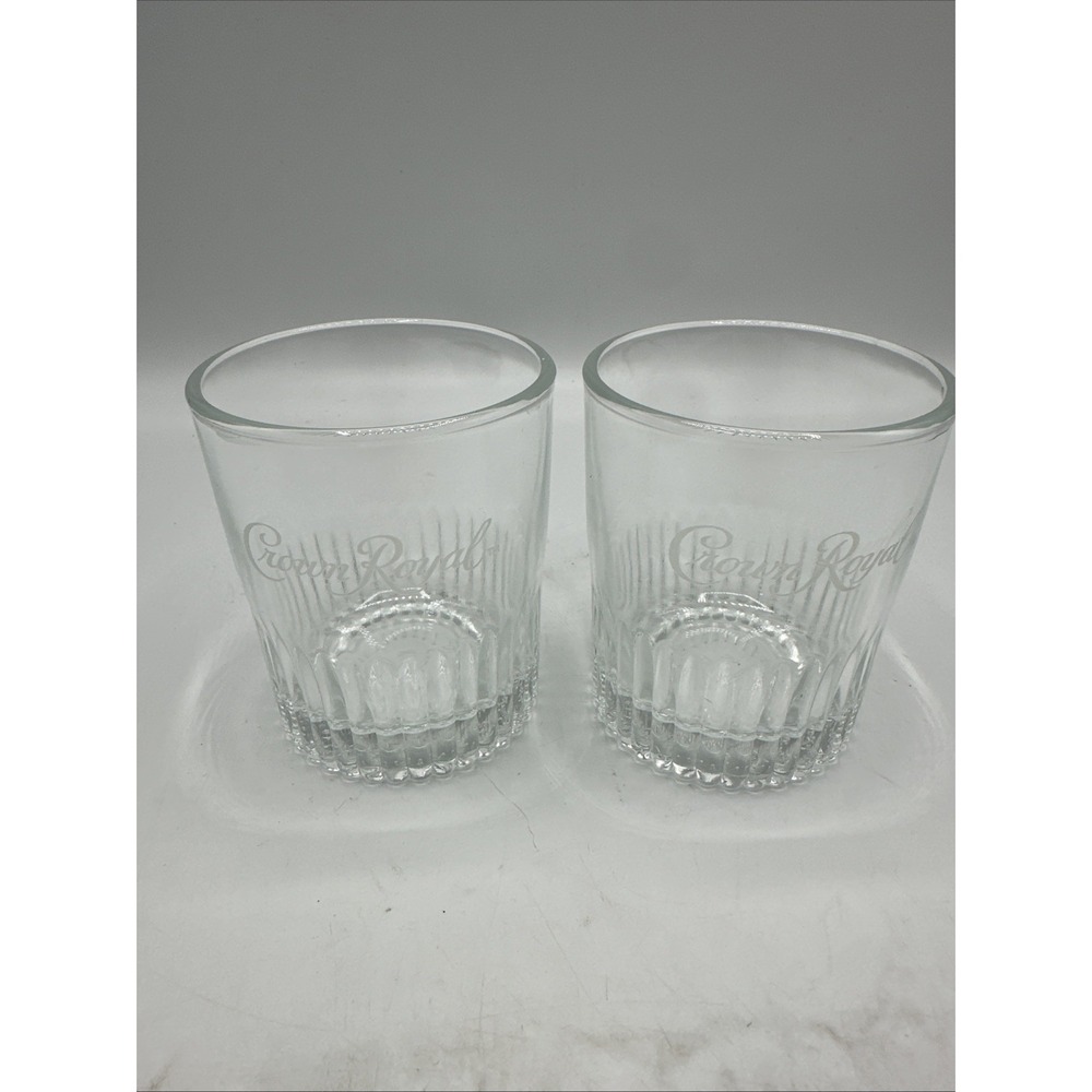 Crown Royal Limited Edition "Established 1939" Whiskey Rocks Glasses Set Of 2